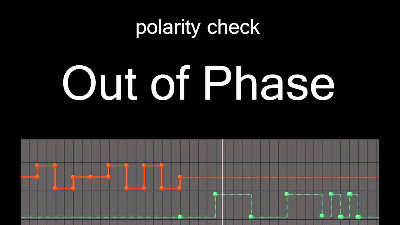 speaker polarity check - test tone