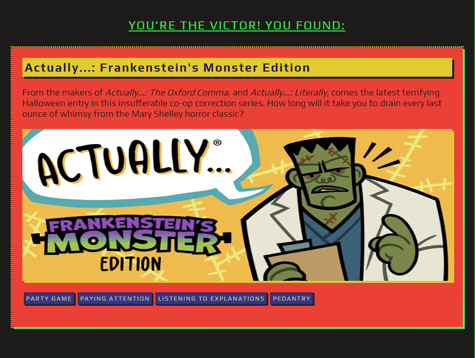 Steam 2022 Summer Sale - Actually...: Frankenstein's Monster Edition